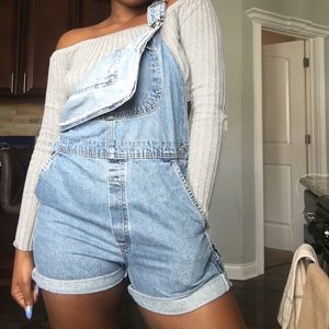 Vintage denim overalls!